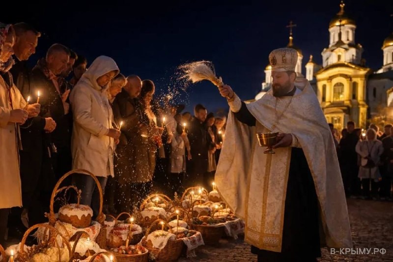 Расписание пасхальных богослужений в храмах Белогорского района